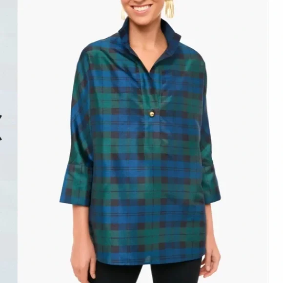 Blackwatch French Cuff Celine Top
TUCKERNUCK - Picture 1 of 12